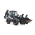 Import 2.5 Ton 4 In 1 Bucket Backhoe Excavator Loader Diesel 4X4 Excavator Front Backhoe Loader from China