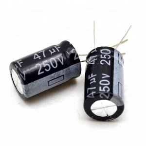250V 47uF 13*20 20% RADIAL aluminum electrolytic capacitor 47000NF, manufacturer of capacitors