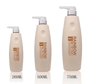 260ML,500ML,750ML PE shampoo bottle with lotion pump