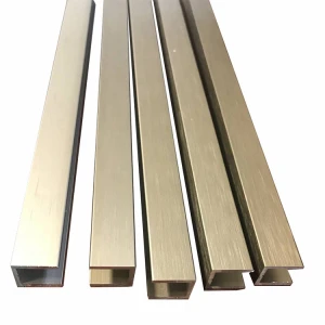 28 years factory anodize polished aluminum extrusion profiles U channel for shower box , shower cabin , shower room