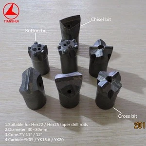 28mm - 60mm Tungsten Carbide Rock Drill Bits