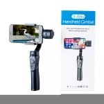 3 Axis Foldable Selfie Video Gimbal Handheld Stabilizer Gimbal for iPhone Smartphone Action Camera