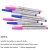 Import 3 Color Water Erasable Pens Fabric Markers Soluble Disappearing Erasable Pen for Patchwork Needlework DIY Tailor&#x27;s Chalk Tool from China
