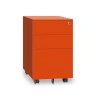 3 Drawers Index Card File Cabinet Mobile Filing Cabinets