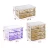 Import 3 Layer Acrylic Cosmetic Cabinet Plastic Storage Drawer from China