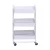 Import 3 tier rolling utility storage cart with wheels 3-tier metal rolling utility kitchen cart drawer organizer from China