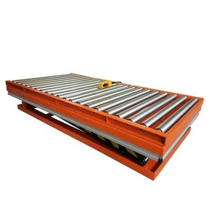 3000kgs Electric Hydraulic Stationary  Conveyor Roller or Transfer Ball scissors Lifter Table