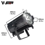 300W Led Fresnel spotlight With Zoom High CRI Ra 90 3200k/5600k profile spot light  for Video