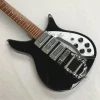 325 R-Brand Black Electric Guitar Solid Wood White Pickguard Signature Body Fast Shipping Back/ Side Material Maple Ebony