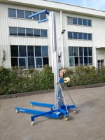 3.5m 5m 6.5m 350kg Manual Portable Material Lifter Aluminium