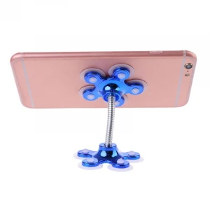 360 Degree Car Suction Cup Silicone  Rotatable Flower Sucker Cell Phone Stand Holder