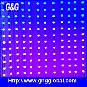 360 degree led curtain wall light for decorative stage background