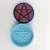 Import 3915  Circular Pentacle  phone grip silicone resin molds from China
