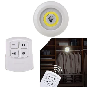 3AAA Battery powered remote control lamp super bright 200 lumens LED torch night light