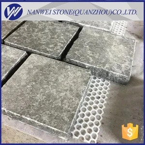 3cm Cobbles&amp;Pebbles Type with Plastic cross network natural stone granite tumble rock cut to size Block Set Style paving stone