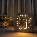 3D High Quality Carved Solid Wood Table Lamp Beside Table Lamp Design Table Lamp Decoration