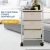 Import 4 tier metal kitchen serving rolling storage organizer trolley utility rolling cart storage cart from China