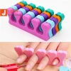 40 Pcs Finger Toe Soft Separator Nail Art Pedicure Tool NT047