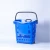 Import 40L custom supermarket shopping basket plastic trolley with wheels from China