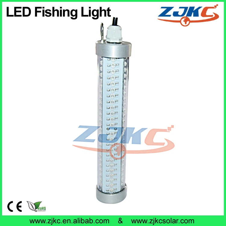 40W 12V 24V IP68 LED Green Underwater Fishing Light Stick Squid Fish Lamp
