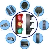 4inch red green yellow traffic signal