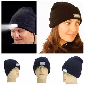 5 LED light Beanies Hat Winter Hands Free Warm Beanie Angling Hunting Camping Running Caps
