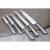 Import 5 pcs 430 handle stainless steel kitchen knife set with acrylic block customized logo from China