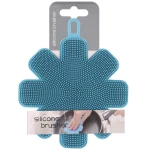 50g Flower Shape Cleaning Bowl Pot Dish Fruit Vegetable Brushes Silicone Dish Brush Towel Scrubber For Kitchen Dishes Clean
