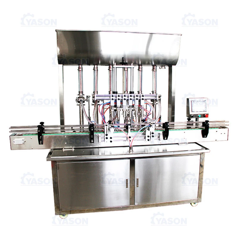 6 Nozzles Carbonated Beverage Liquid And Capping Automatic Bottle Filling Machine