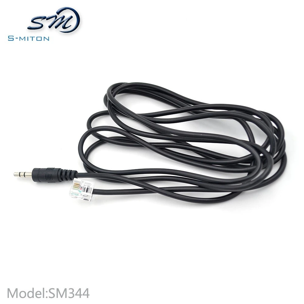 6 pin 4 core to Audio telephone patch cord
