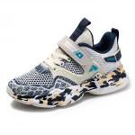 6CL0007 Wholesale  hollowed upper children shoes knit camouflage sole outdoor light casual shoes kids sneakers boys sports shoes