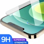 9H Anti Scratch Tempered Glass Screen Protector Anti-Fingerprint Screen Protector for iPhone 12 Pro Max