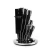 Import 9pcs hollow handle knife block set kitchen knives accessories stainless steel from China