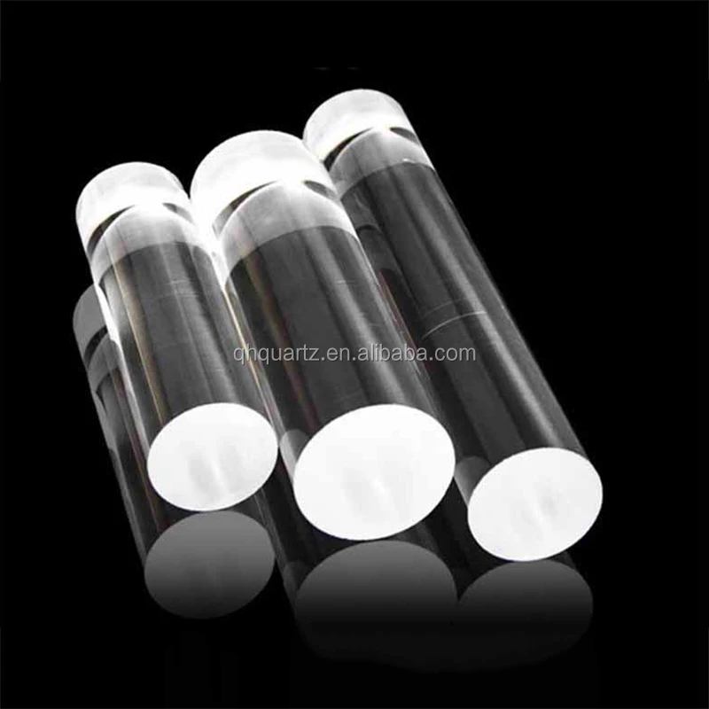 A great variety of round styles transparent quartz glass rod