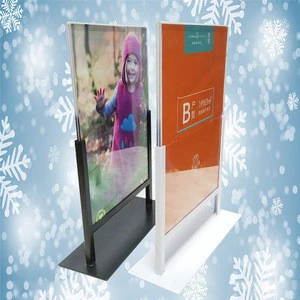 A4 acrylic metal base Aldehyde Ketone Chinone store display Inorganic Chemicals poster stand Cyanide Cyanate sign holder