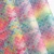Import A4 Mermaid Scale Printed Chunky Glitter Fabric Ultra Fine  Glitter Fabric Vinyl  Faux Leather Sheet for DIY Hair Bows Craft from China