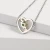 Import Abiding Jewelry Fashion May Birthstone Green CZ 925 Sterling Silver Love Shape Charm Bracelet Bangles For Mom from China