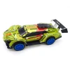 Above 6 years old PVC 3d puzzle Pull Back Toy cars