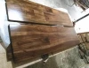 Acacia walnut solid wood interior stair treads