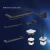 Import Accessories Set 304 Stainless Steel Zinc Alloy Chrome Hotel Toilet Sanitary Wares Washroom Wall Mount Bathroom Accessories from China