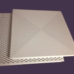 Acoustic decorative Suspended Aluminum Perforated Ceiling