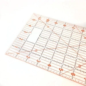 Acrylic Quilting Ruler Patchwork Design Template /   6&quot; X  12&quot; Square Quilting Ruler