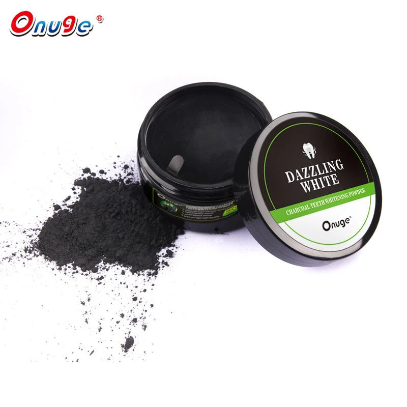 Activated charcoal powder teeth whitening powder