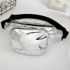 Adjustable Belt Iridescent Laser Bumbag Designer Holographic Fanny Pack Waist Bag