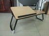 Adjustable height wooden metal folding computer desk laptop tables lap desks wholesale