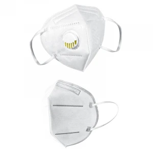 adult protection kn 95 mask colorful dust-proof disposable nonwoven breathing 5 layer protective kn95 mask with valve