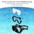 Import Adult Scuba Gear Tempered Glass Silicone Diving Snorkeling Snorkel Water Sport Dive Mask Set from China