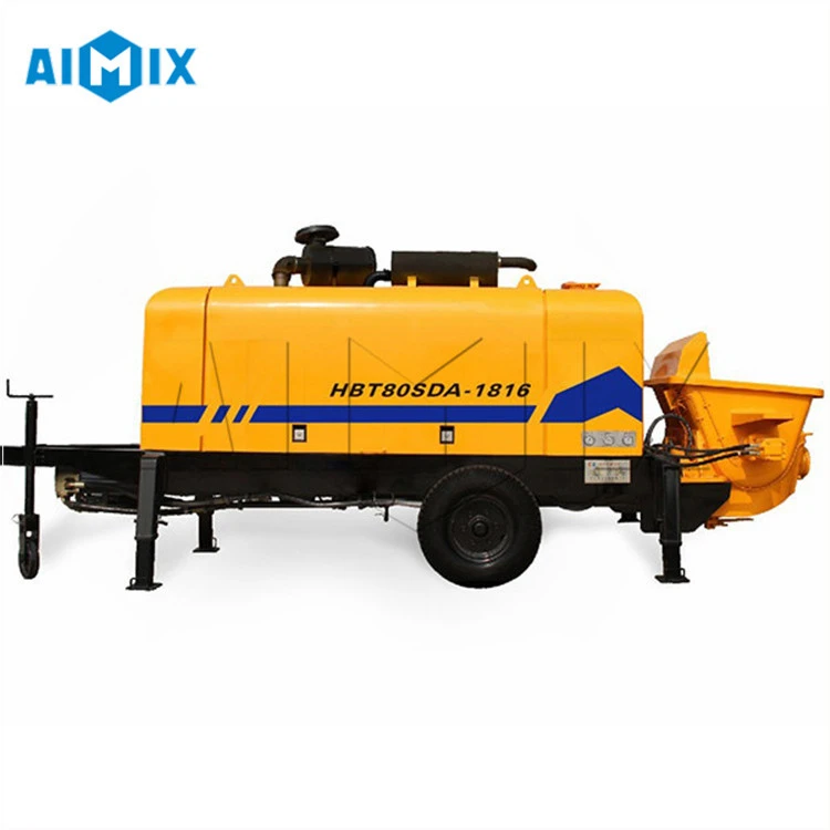 AIMIX ABTC-40  Concrete Pumping Machine China Mini Concrete Pump Hydraulic pressure of Concrete Pump