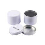 Airtight screw lid soy wax custom matte black tin car wax metal tin can of furniture wax