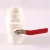 Import All Size Available Red Stainless Steel Handle ABS Chrome Ball Insert White Color UPVC Two Pieces Ball Valve Yp01 from China